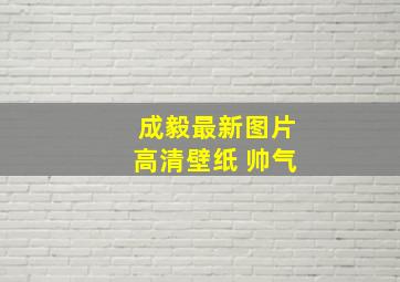 成毅最新图片高清壁纸 帅气